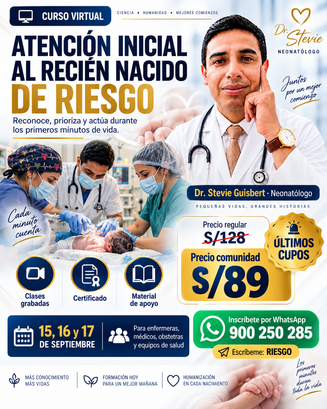 Atención inicial al recién nacido de riesgo